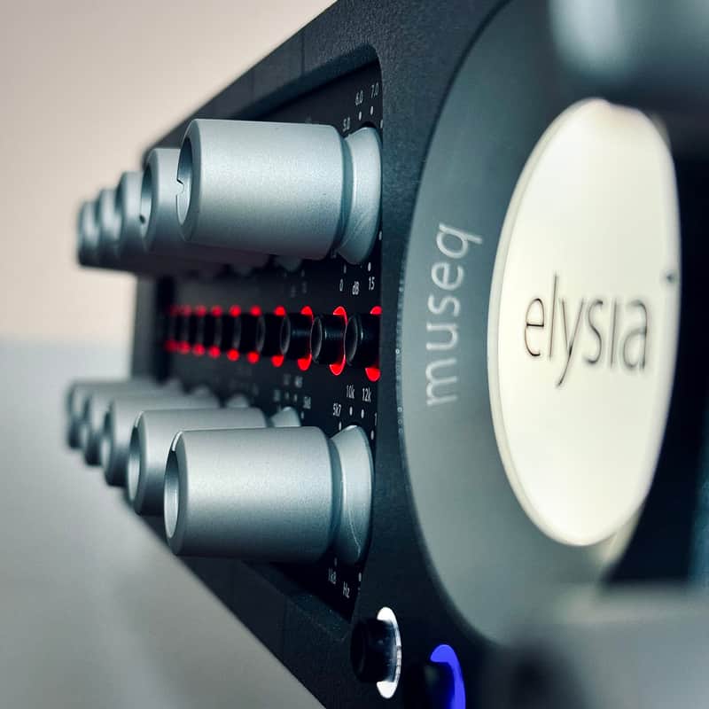 Elysia musEQ 2-Channel 5-Band Parametric Equalizer - Blue image 1