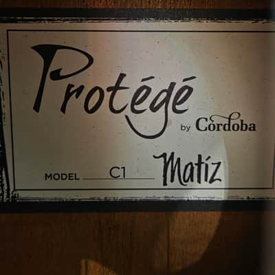 Cordoba Protege C1 Matiz Classical Pale Sky w/ Original Gig Bag image 7