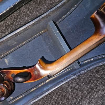 Vintage National Inst size 3/4 violin with case. USA. Good Condition. image 13