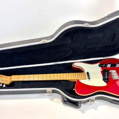 Fender Telecaster American Deluxe 2000 Crimson Red Transparent image 22
