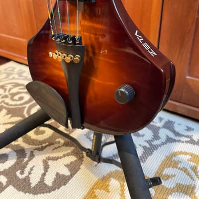 Zeta Strados Modern SV25 FRETTED 5-String Electric Violin 2020 - Tobacco Burst - Roland/Boss GK Compatible image 3