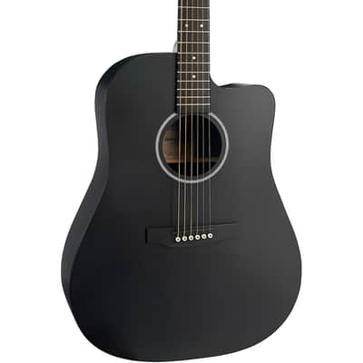 Martin Special DC-X1E Black HPL Dreadnought Acoustic-Electric Guitar Regular Black image 6