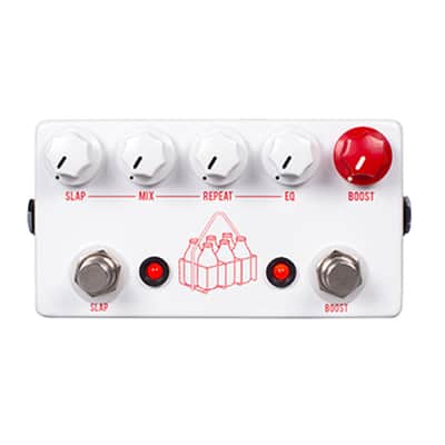 JHS The Milkman Echo/Slap/Delay/Boost Guitar Pedal + 2x Gator Patch Cable 3 Pack image 2