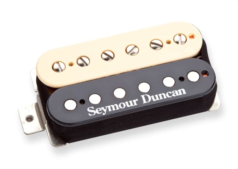 Seymour Duncan SH-6n Distortion Neck Humbucker Pickup, Zebra, 11102-25-Z image 1