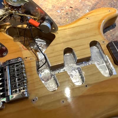 Fender 1977 Left hand Lefthanded Lefty stratocaster / vintage made in USA / Player guitar image 23