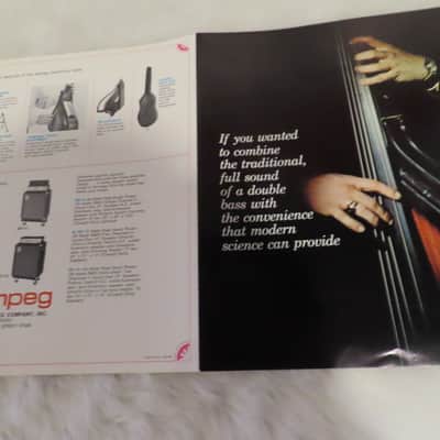 AMPEG 1969 FULL LINE COLOR CATALOGUE BROCHURE SVT BABY BASS SCROLL DAN ARMSTRONG EMMONS GRAMMER COMPLETE AMPEG COLLECTOR RARE CATALOG SALE!!$ image 4