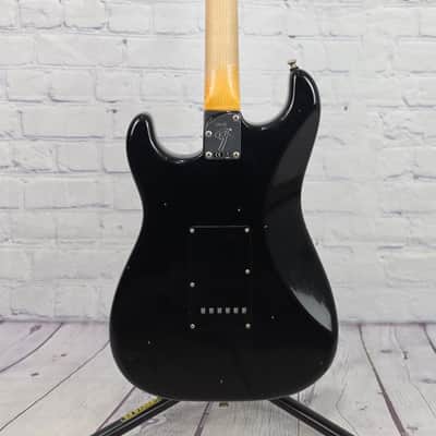 USED Fender Custom Shop Postmodern Stratocaster 6 String Electric Guitar Journeyman Relic 2023 Aged Black image 7