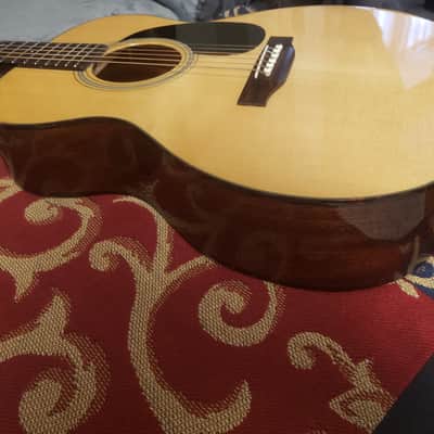 Recording King RO-318 [OM] | All solid tone woods | Mahogany sides and back and Adirondack Spruce top | Serial No. A21020351 image 9