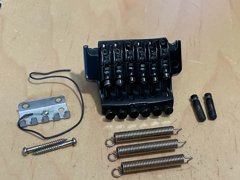 2000's Ibanez RG370DX RG Series Edge III Black Floyd Rose Tremolo Bridge image 1