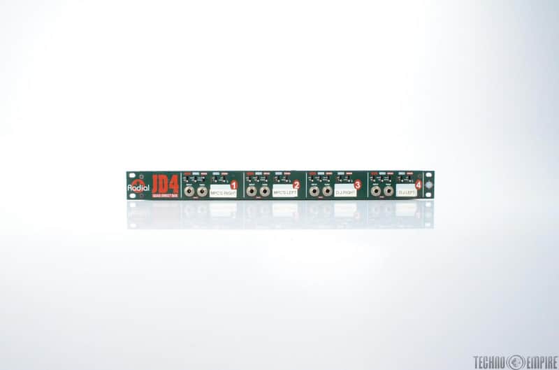 Radial JD4 Quad Direct DI Box & 18' 4ch XLR Snake Owned by Linkin