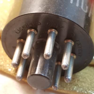 RCA Matched Pair (2) 6SN7GT tNOS AT1000 TESTED Vacuum Tubes greyglass T2 dual triode 1948-1952 image 24