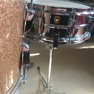 Ludwig 980 Super Classic 1966 - Champagne Sparkle with full factory checklist & original drum heads image 22