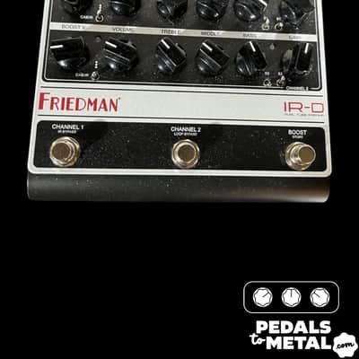 Friedman IR-D Dual Tube Preamp 2024 - Present - Black / Silver X14646 image 3