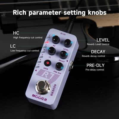 MOOER R7 Guitar Reverb Pedal, (Price includes the import duty for US buyer) image 3