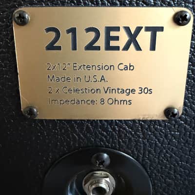 Friedman 212EXT 120-Watt 2x12" Closed-Back Guitar Speaker Cabinet 2014 - Present - Black image 2