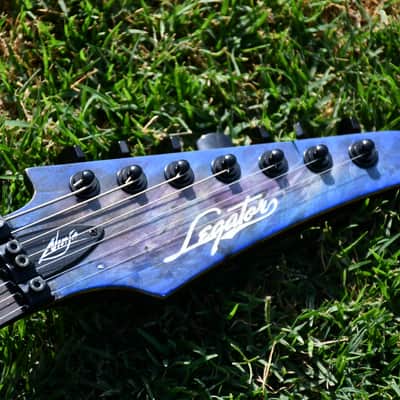 Legator N7XFR 2019 Ocean (7 String Hand Crafted Electric Guitar) image 4