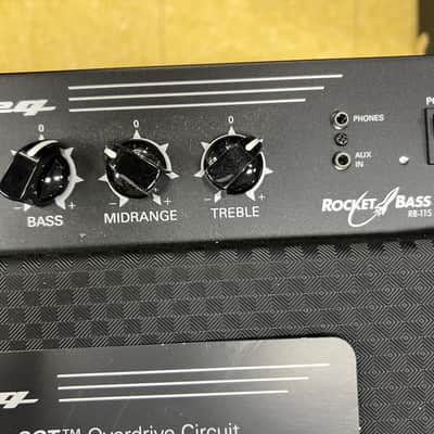 Ampeg RB-115 Rocket Bass 200-Watt 1x15" Bass Combo - Blue Check image 4