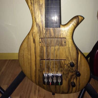 Custom Singlecut Fretless Bass Guitar image 5