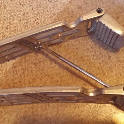Rogers 2 VINTAGE Swivomatic BASS DRUM PEDAL Footboard Split Heel 60s 70s NO TARIFFS image 8