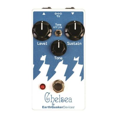 Earthquaker Chelsea Low End Fuzz Driver Pedal with 9 Volt DC Power Supply image 1