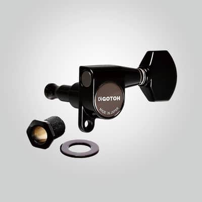 Gotoh SG360 6-In-Line Schaller Style Mini Tuning Keys - BLACK