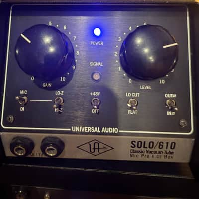 Universal Audio Solo/610 Desktop Tube Mic Preamp 2006 - Present - Black image 3