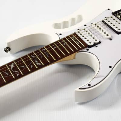 Ibanez JEMJR-L-WH Steve Vai Signature Left-Handed - White image 5