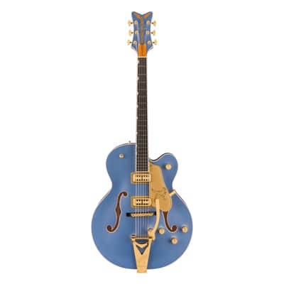 Gretsch Professional Collection Falcon Hollow Body Bigsby Cerulean Smoke - Semi Acoustic Guitar image 1
