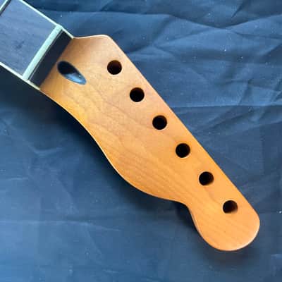 BMC Guitar Neck Tele® Telecaster® 22 Fret Roasted Maple With Rosewood Bound Fingerboard Nitro Lacquer 2025 - 9.5 Radius   [TN109] image 2