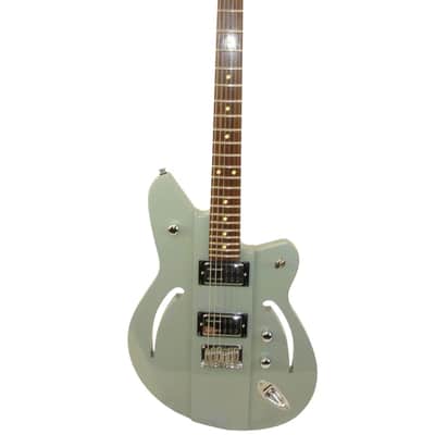 Reverend Airsonic HB Electric Guitar, Metallic Silver Freeze image 1