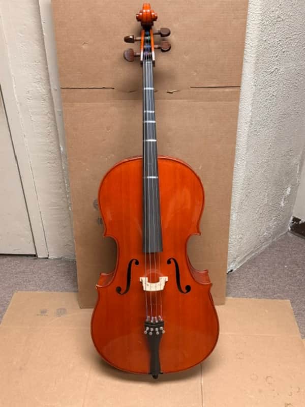 Yamaha VC5 4/4 Cello Outfit 2007 - Natural Poly Varnish (w/ Gig Bag) image 1