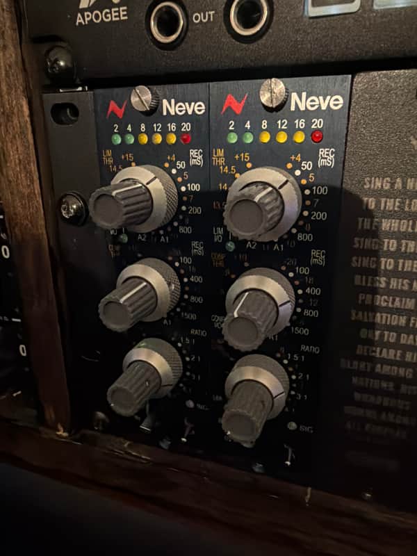 Pair: AMS Neve 2264ALB 500 Series Compressor / Limiter Module 2010s - Blue image 1