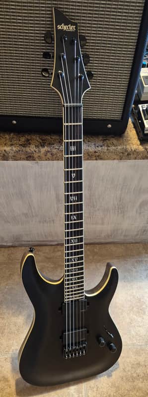 Schecter C-1 SLS Evil Twin 2019 - Present - Satin Black image 1