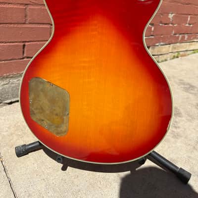 Burny Custom RSC-80 Les Paul Supreme 1980s - Flame Maple Sunburst image 8