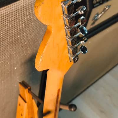 Fender Strat 1972 neck Black Refin non original Body with '68 Fender Custom Shop pick ups Player's grade image 22