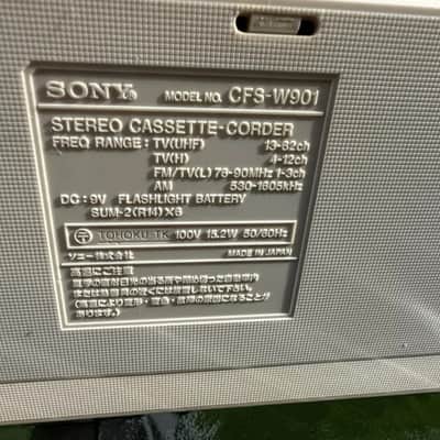 Sony CFS-W901 Rare Vintage MINT Collectible Cassette Boombox Getto blaster image 17