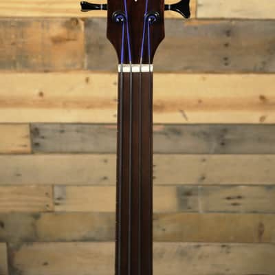 Ibanez AEGB24FE Acoustic/Electric Bass Mahogany Sunburst image 6