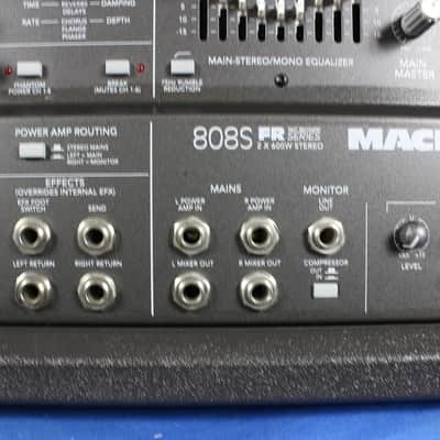 Mackie 808S FR Series 8 Channel Stereo Powered Mixer 2x600W image 5