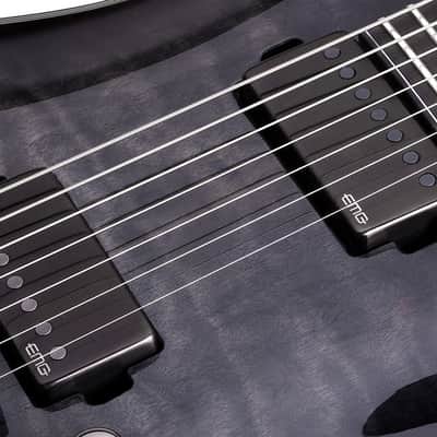 Schecter Hellraiser Hybrid C-7 - Trans Black Burst (TBB) (1924) image 6