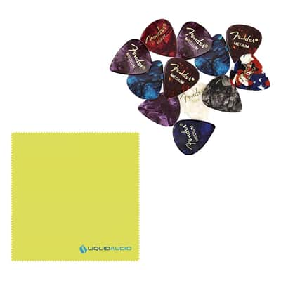 EMG J Active Bass Guitar Pickup Set, Black Bundle w/ 12x Guitar Picks, and Liquid Audio Polishing Cloth image 5