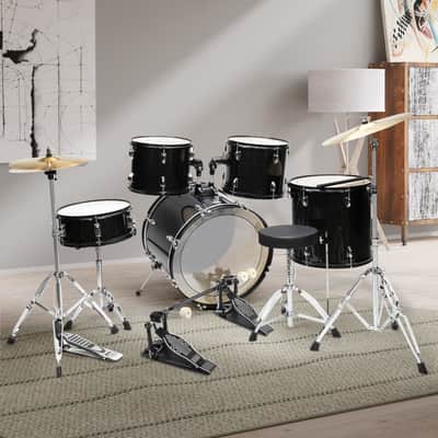 Cxxss Wool Felt Hammer Double Drum Pedal Professional Double Bass Drum Pedal Black image 9