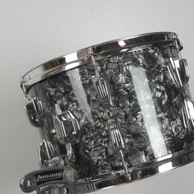 1971 Ludwig "Super Classic" Black Diamond Pearl Drum Set image 10