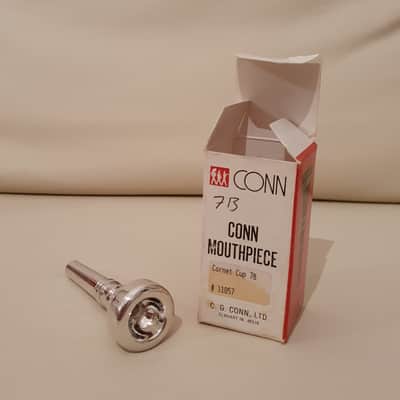 CONN 7B cornet mouthpiece, ORIGINAL PLATING! new old stocks! image 2