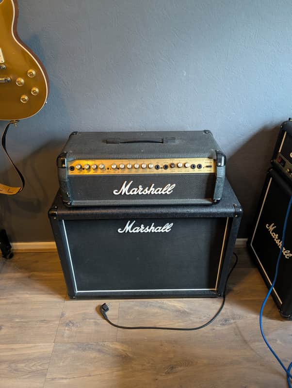 Marshall Valvestate 8100 100V 2-Channel 100-Watt Guitar Amp Head 1991 - 1998 - Black image 1
