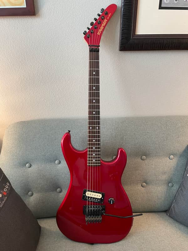 1985 Kramer JK-1000 Electric Guitar ("Japanese Baretta") Banana Hockey Stick - Excellent Condition image 1
