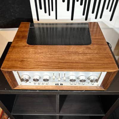 Marantz Model 1152DC 76-Watt Stereo Solid-State Integrated Amplifier 1977 - 1980 - Silver with Wood Case image 7