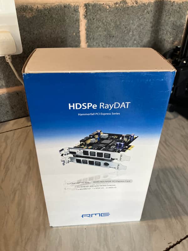 RME HDSPe RayDAT PCIe Audio Interface – Complete Boxed + Expansion Board & Cables image 1