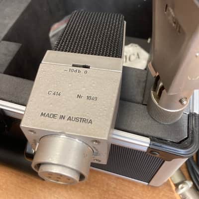 AKG C 414 original MIKROFON vintage CK 12 brass image 5