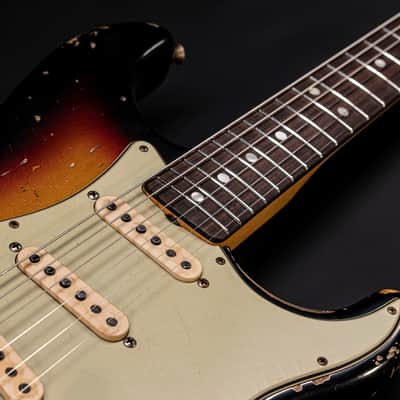 Fender Masterbuilt Jason Smith MICHAEL LANDAU 1968 Stratocaster - 3-tone Sunburst image 4