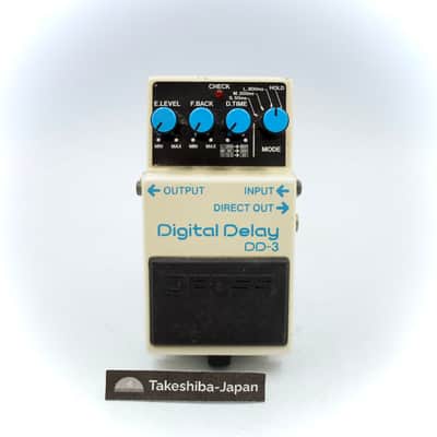 Boss DD-3 Digital Delay 1993 Made in Taiwan Blue Label Guitar Effect Pedal BE97158 image 1